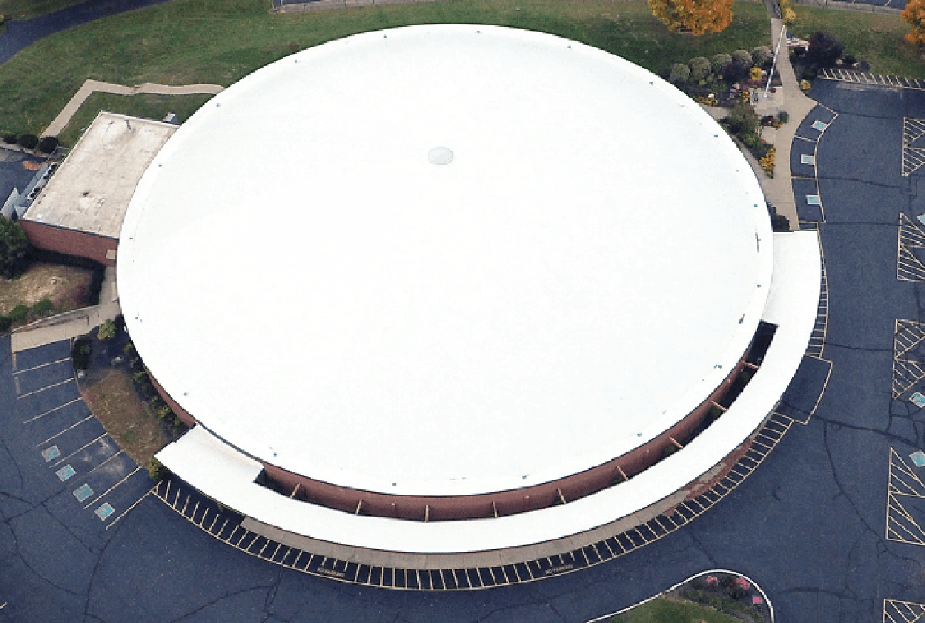 Large round white roof2